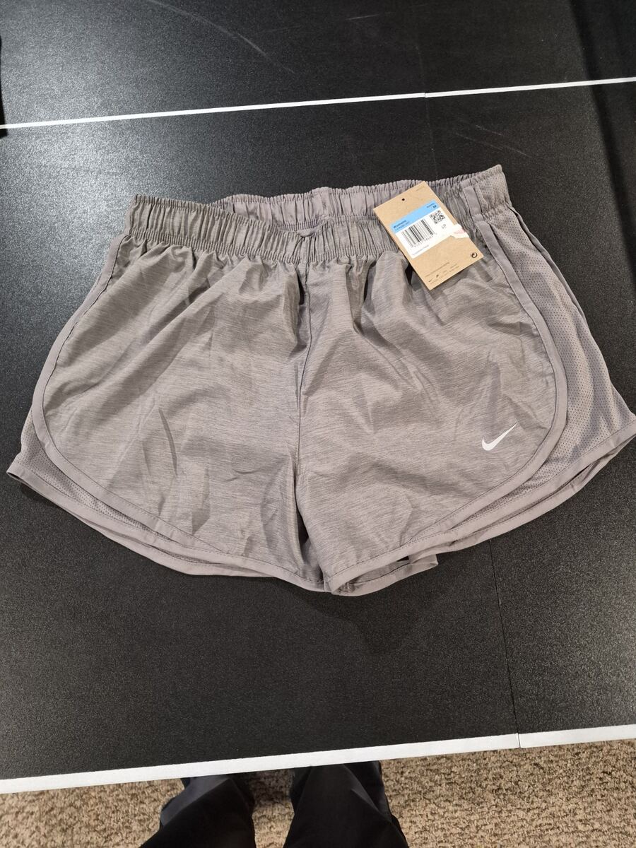 Nike Gray Running Shorts Activewear Workout Dri-Fit Women’s Size Medium NWT