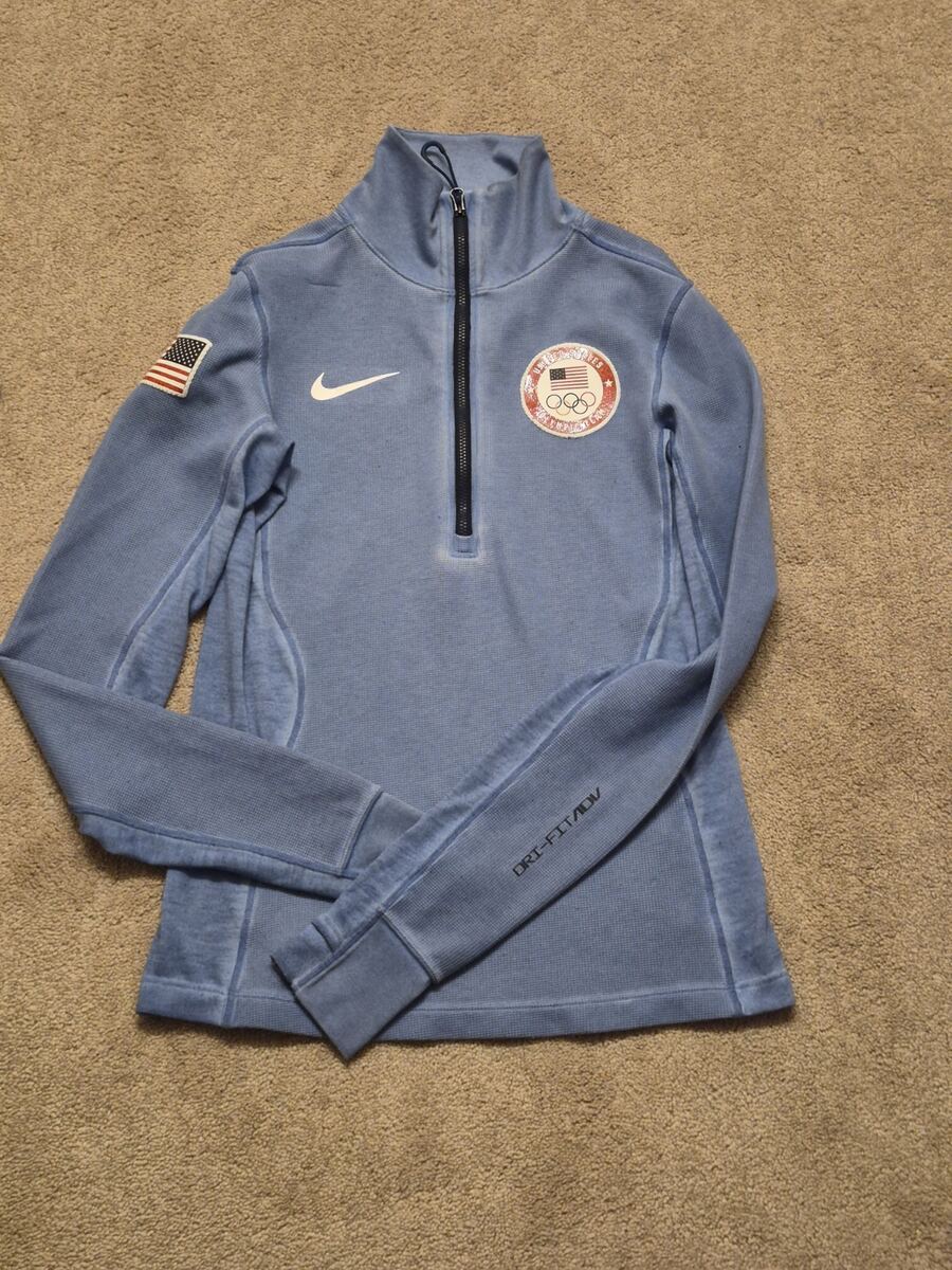 Womens Small Nike Women's Team USA 1/2 Zip Pullover Jacket, likely the Nike Dri-FIT