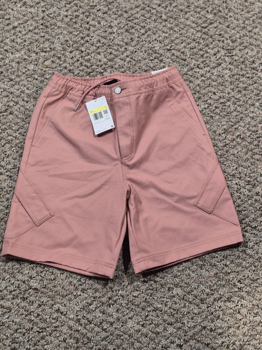 Men Small Loose Fit Pink Jordan Cargo Shorts